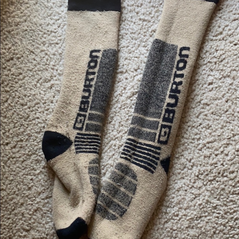 Small burton snowboarding socks